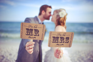 beach wedding photos